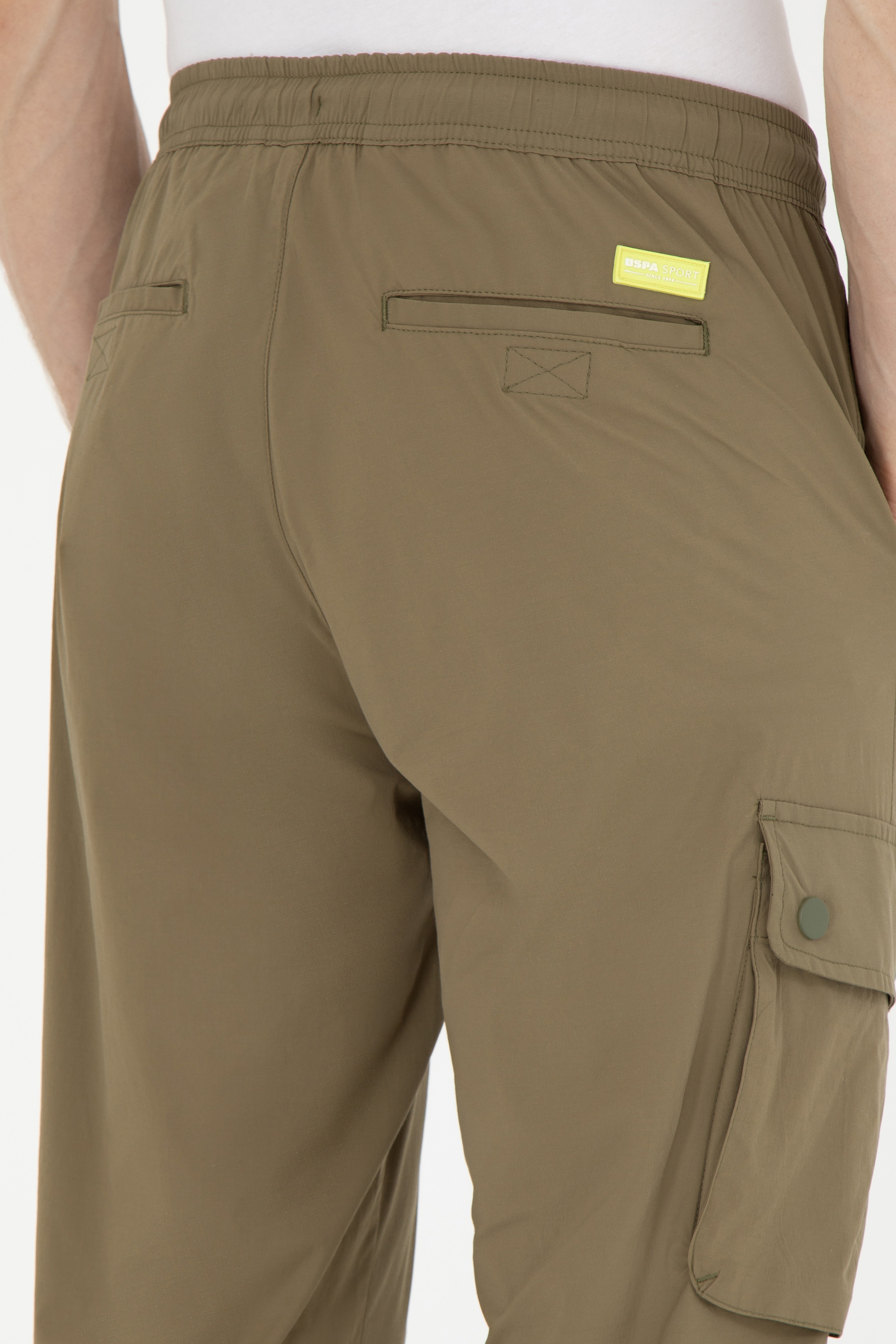 Erkek Carrot Fit Koyu Haki Kanvas Pantolon - Image 7