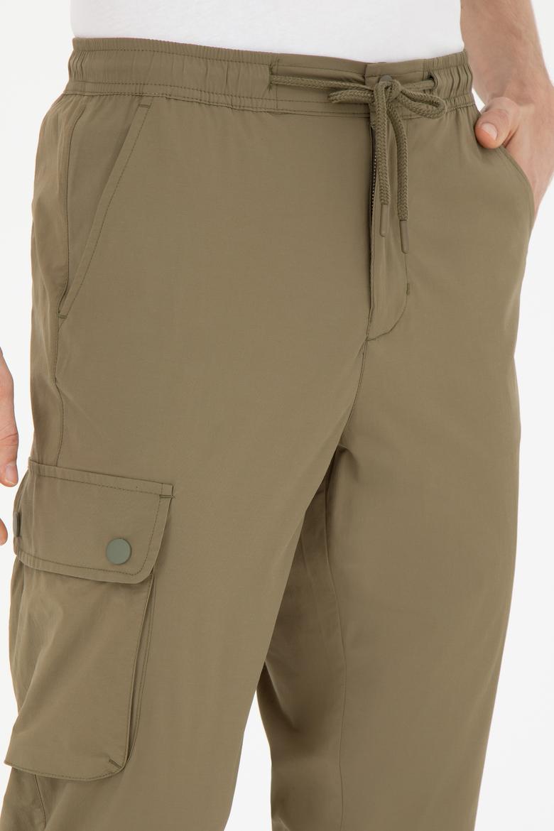 Erkek Koyu Haki Kanvas Pantolon - 50272343048