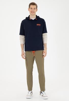 Erkek Koyu Haki Kanvas Pantolon - 50272343048