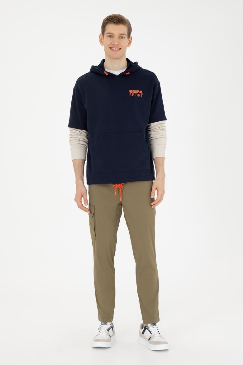 Erkek Koyu Haki Kanvas Pantolon