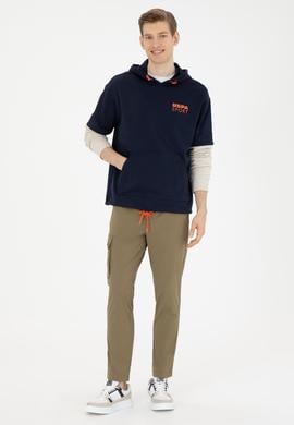 Erkek Koyu Haki Kanvas Pantolon - 50272343048