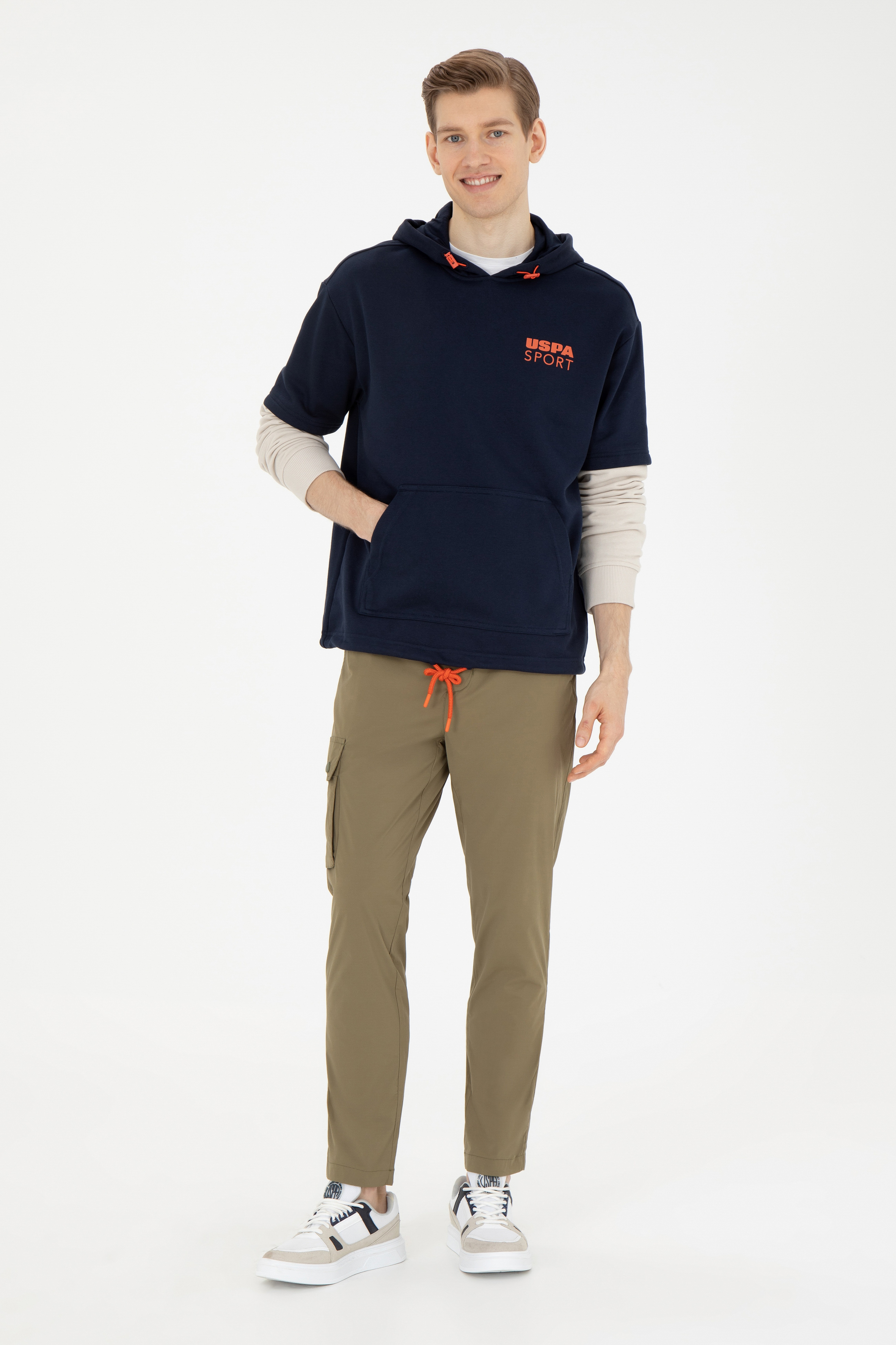 Erkek Carrot Fit Koyu Haki Kanvas Pantolon - Image 3