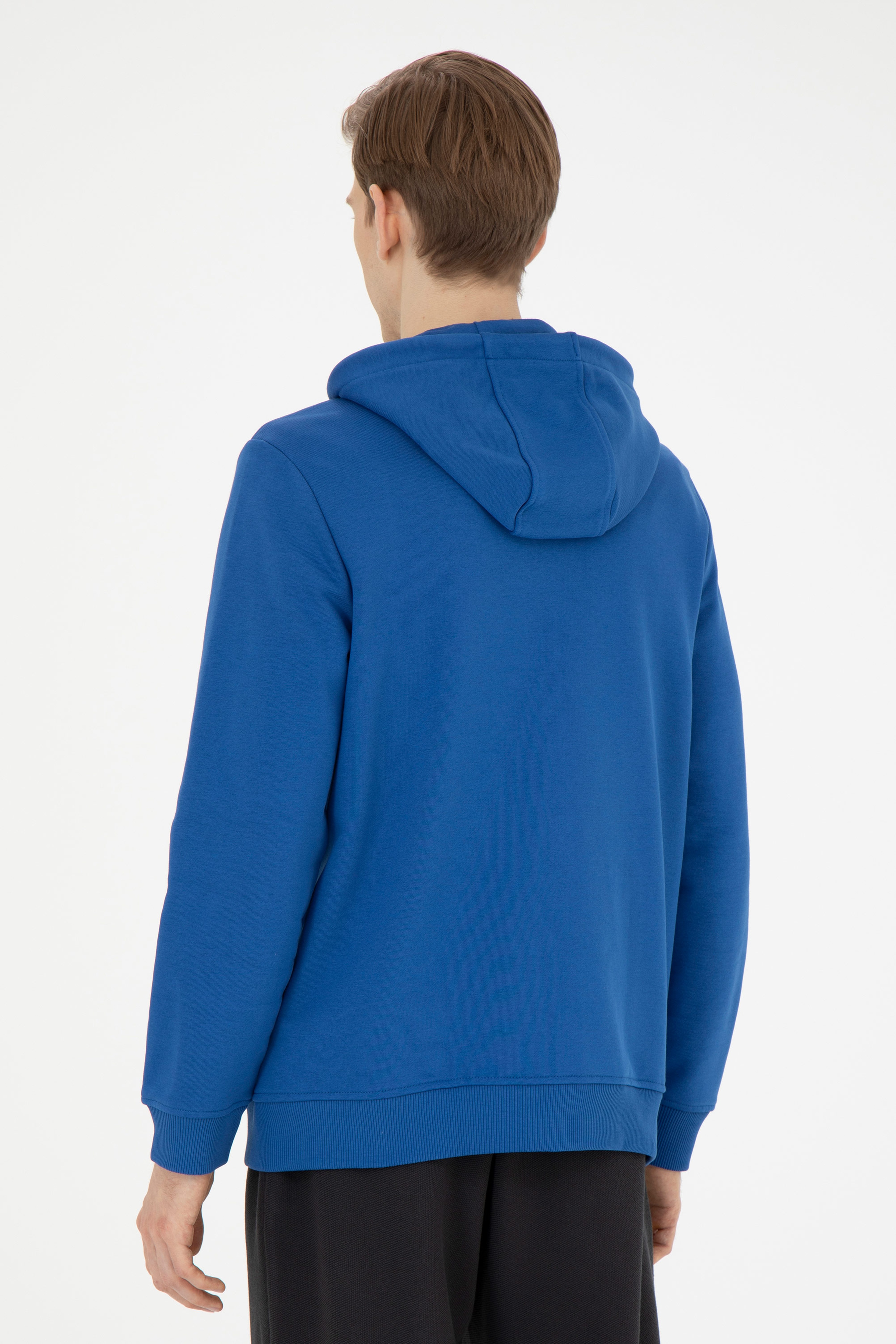 Erkek Saks Sweatshirt - Image 5
