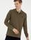 Erkek Haki Basic Sweatshirt