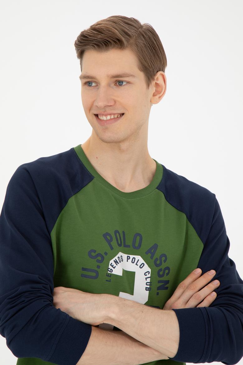 Erkek Yeşil Sweatshirt - 50270753011