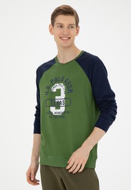 Erkek Yeşil Sweatshirt - 50270753011