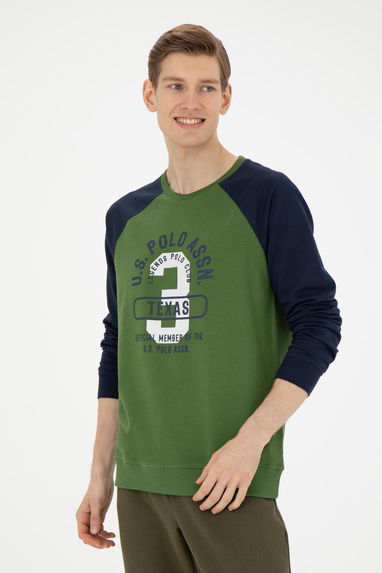 Erkek Yeşil Sweatshirt - 50270753011