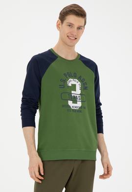 Erkek Yeşil Sweatshirt - 50270753011