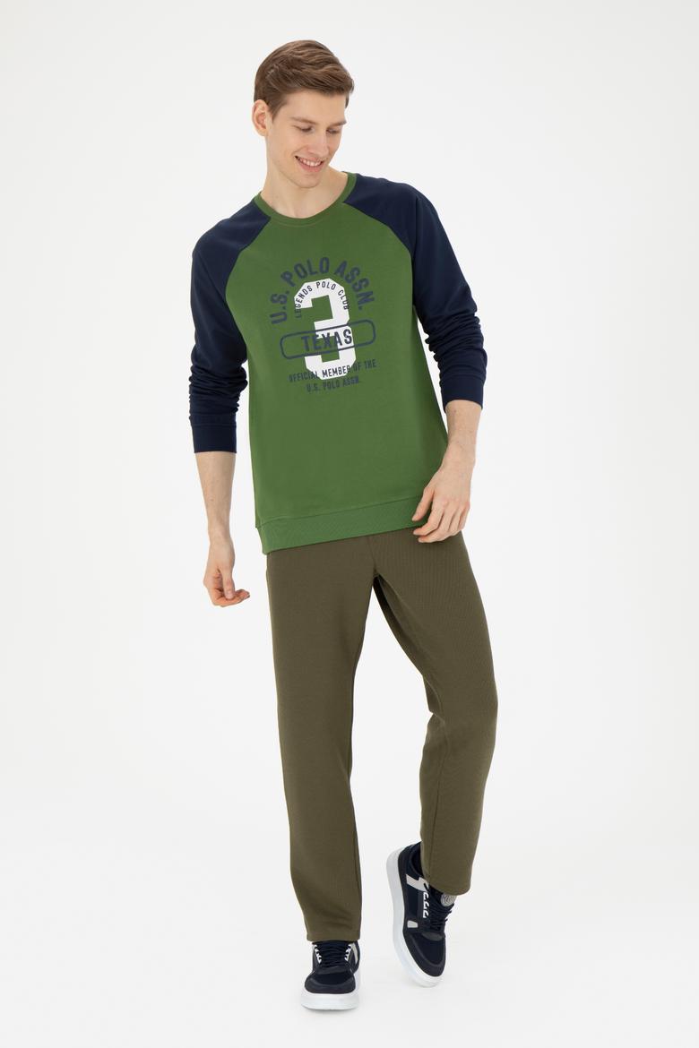 Erkek Yeşil Sweatshirt - 50270753011