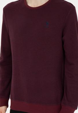 Erkek Bordo Sweatshirt - 50270839031