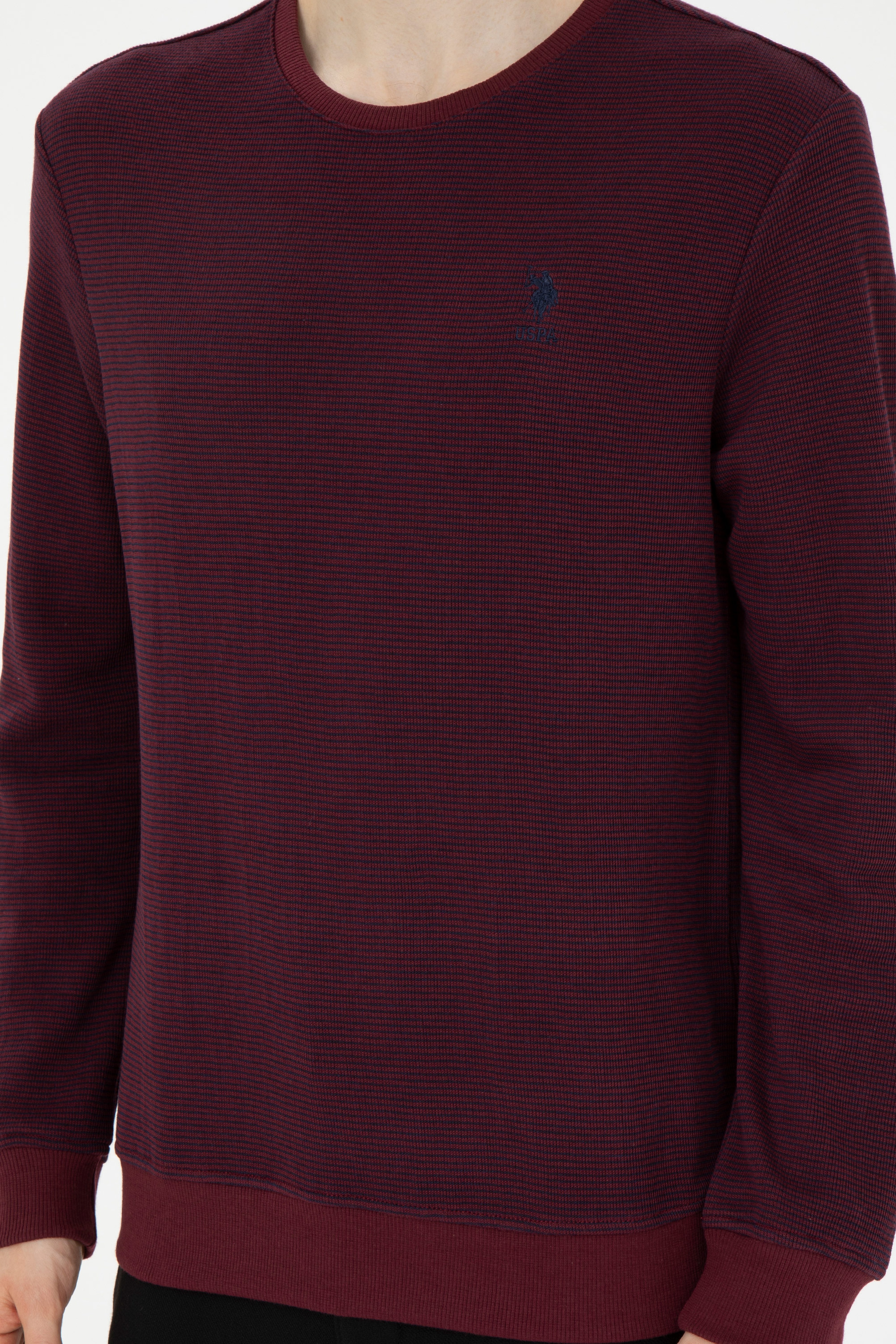 Erkek Bordo Sweatshirt