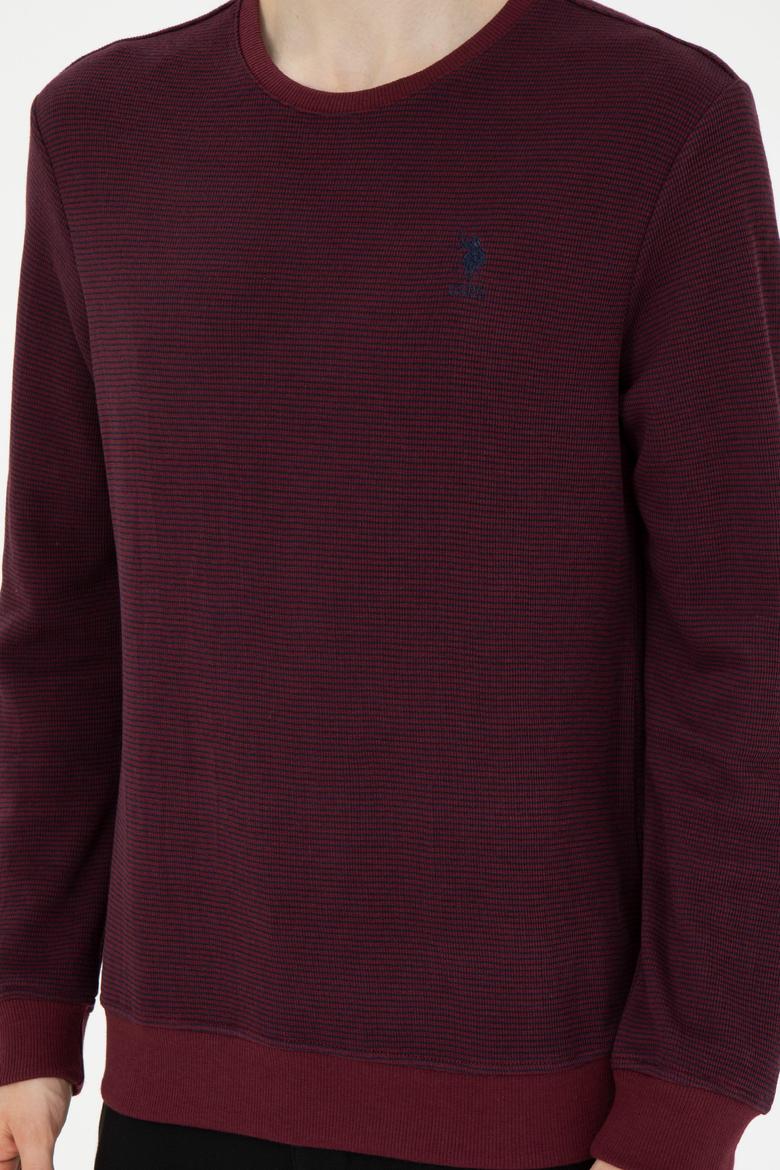 Erkek Bordo Sweatshirt - 50270839031
