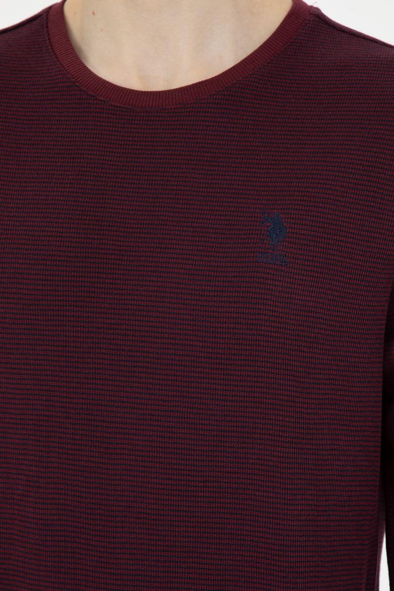 Erkek Bordo Sweatshirt - 50270839031
