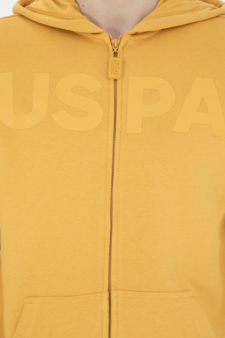 Erkek Hardal Örme Hırka - 50269394096