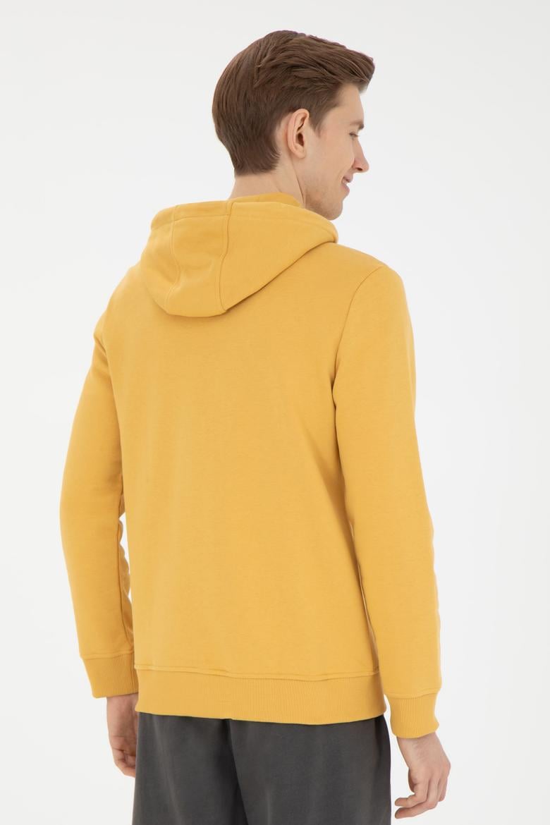 Erkek Hardal Örme Hırka - 50269394096