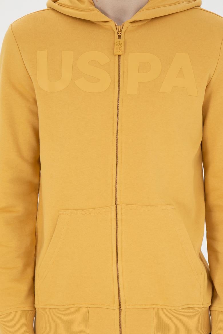 Erkek Hardal Örme Hırka - 50269394096