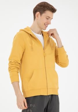 Erkek Hardal Örme Hırka - 50269394096