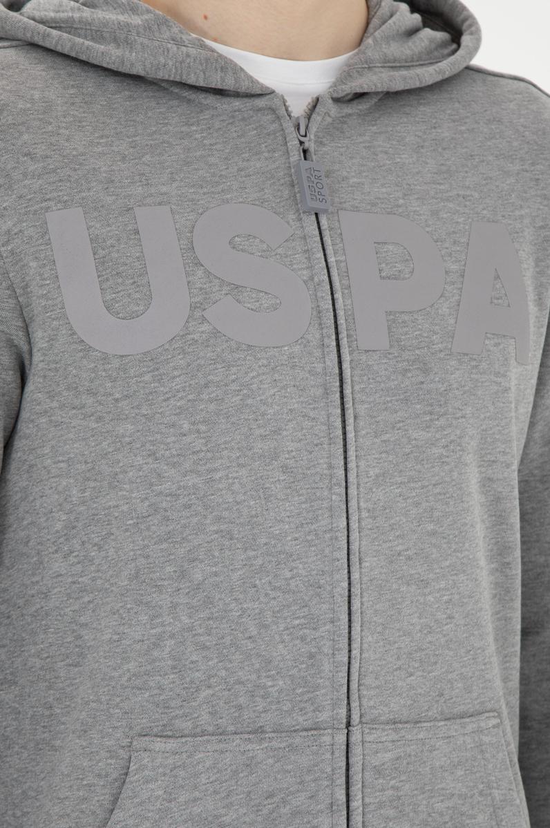 Erkek Gri Melanj Sweatshirt