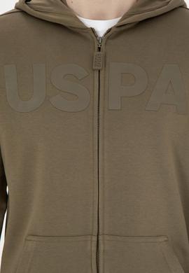 Erkek Haki Örme Hırka - 50269394136