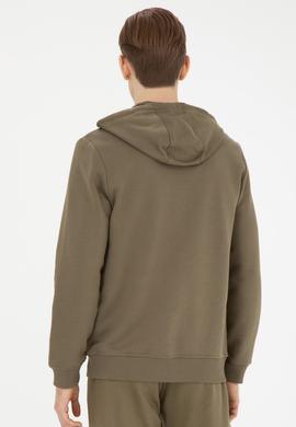 Erkek Haki Örme Hırka - 50269394136