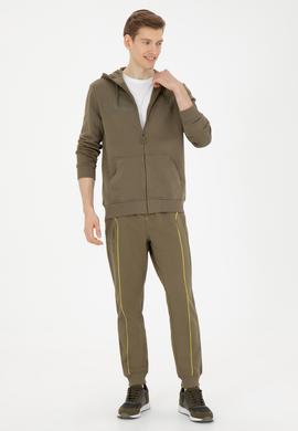 Erkek Haki Örme Hırka - 50269394136