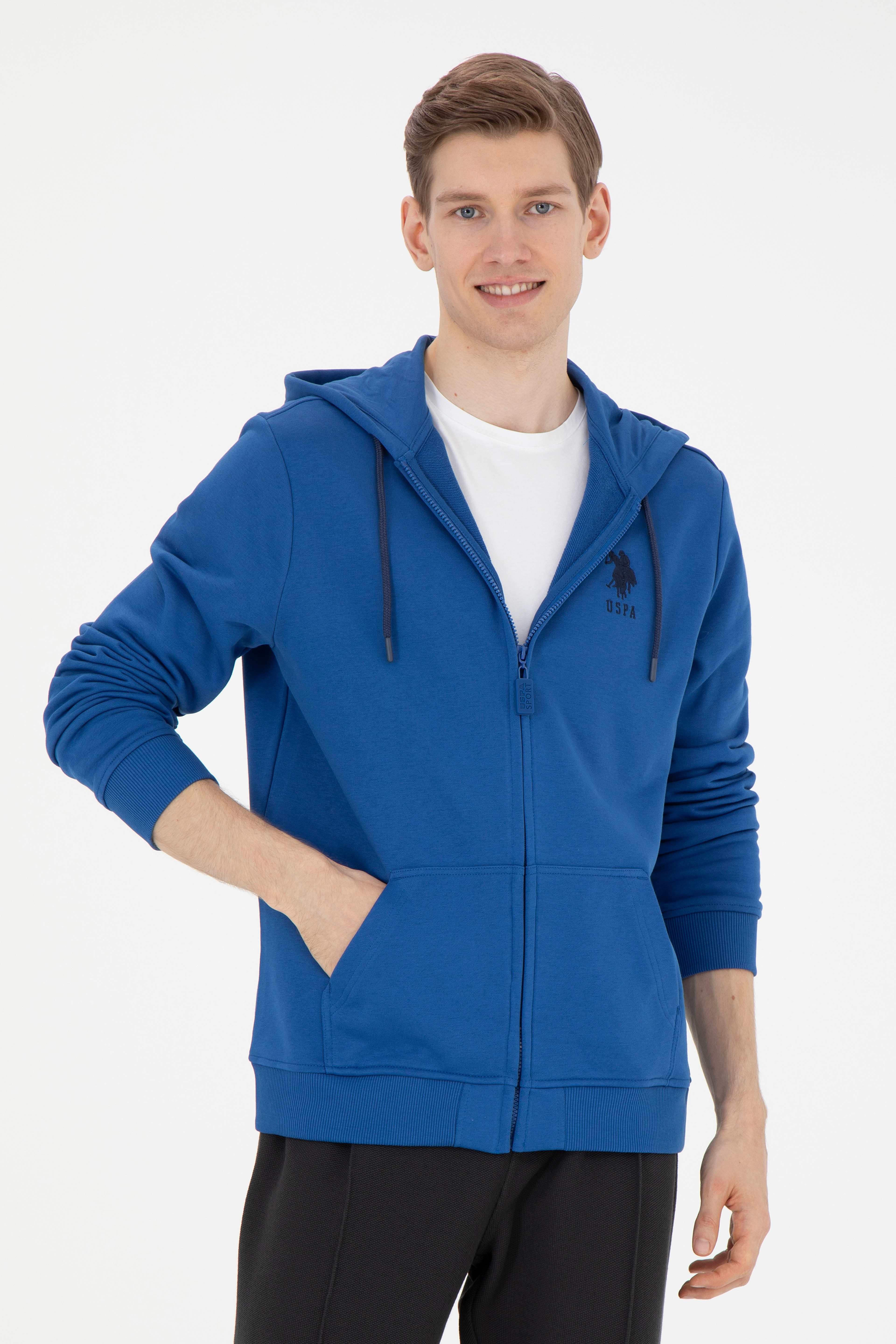 Erkek Saks Sweatshirt