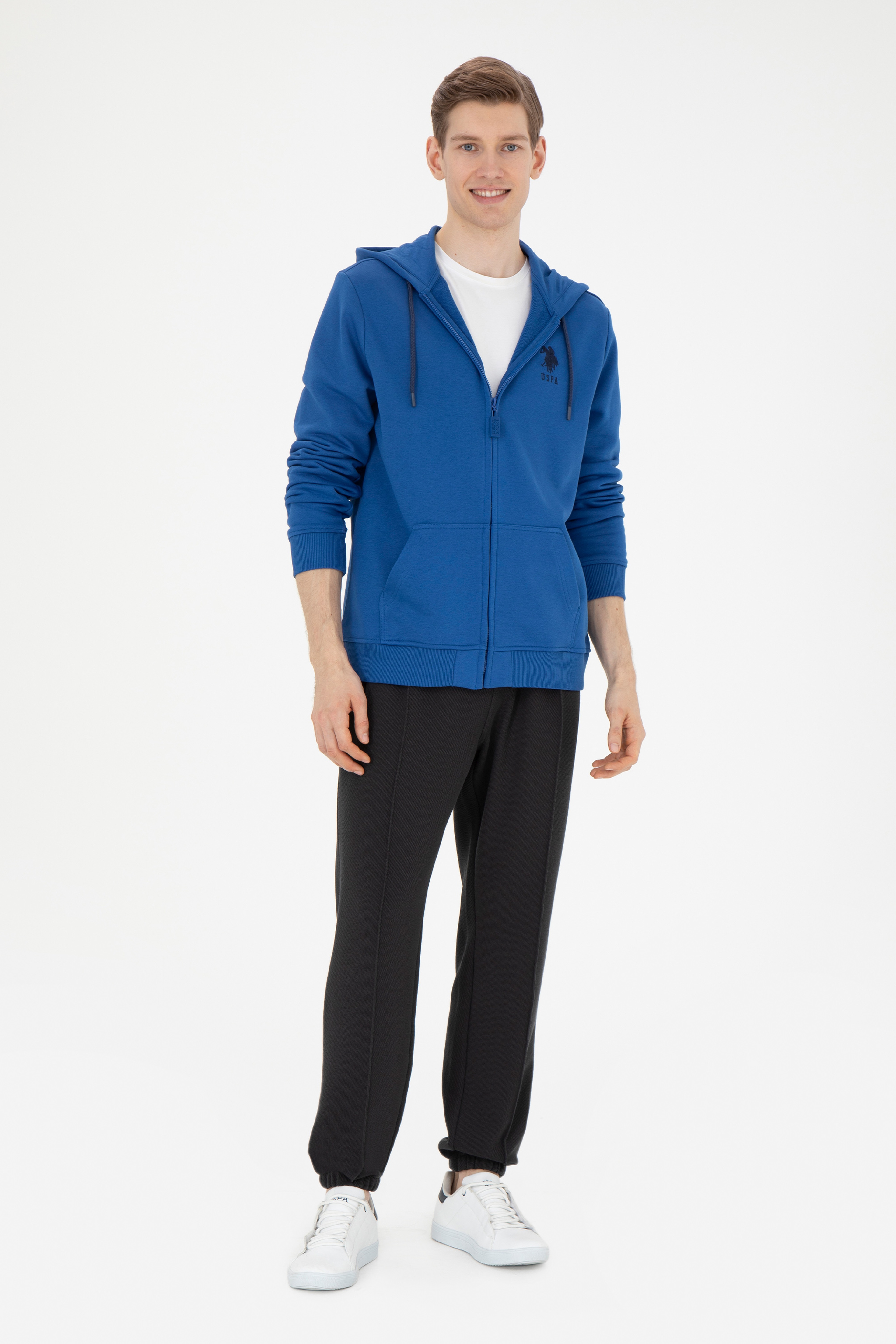 Erkek Saks Sweatshirt