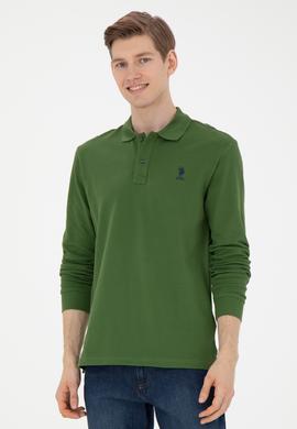 Erkek Yeşil Basic Sweatshirt - 50269403149