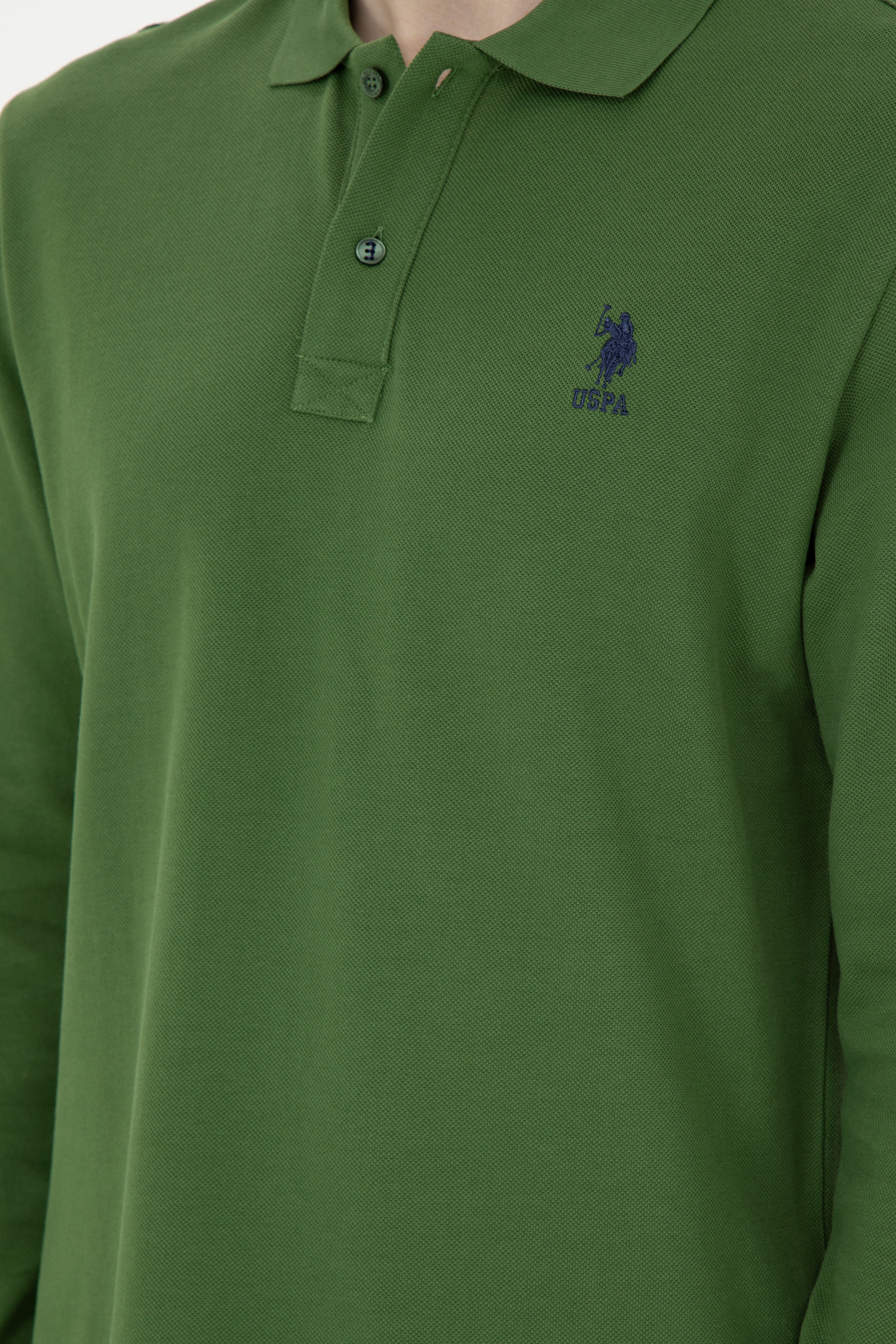 Erkek Yeşil Basic Sweatshirt