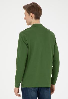 Erkek Yeşil Basic Sweatshirt - 50269403149