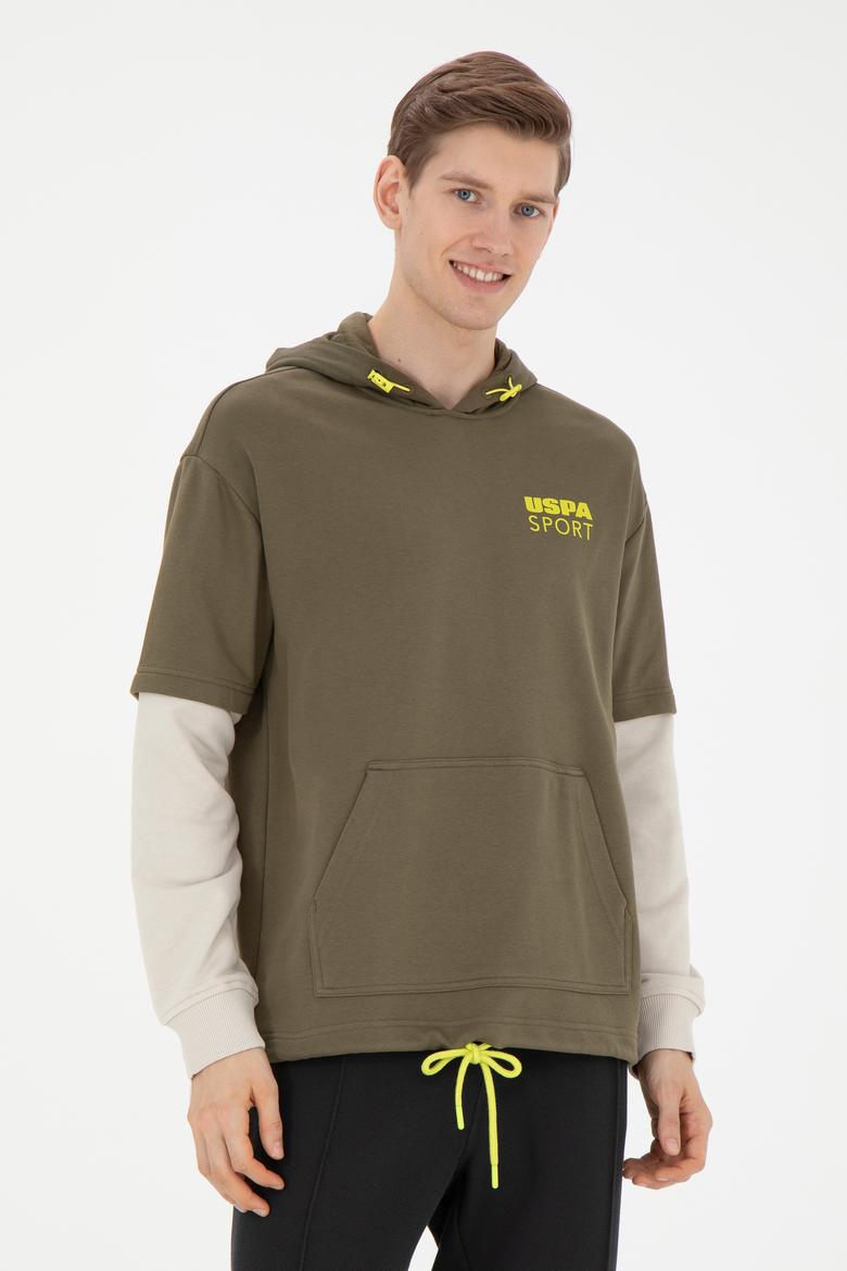 Erkek Haki Sweatshirt - 50270827026