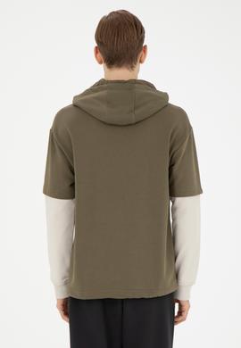 Erkek Haki Sweatshirt - 50270827026