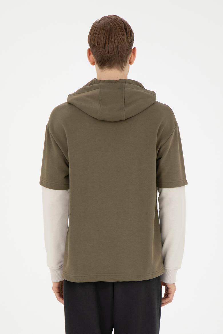 Erkek Haki Sweatshirt - 50270827026