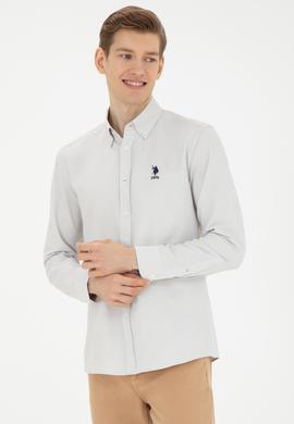 Erkek Taş Uzun Kollu Basic Gömlek - 50271274025