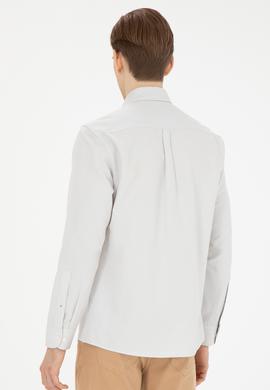 Erkek Taş Uzun Kollu Basic Gömlek - 50271274025