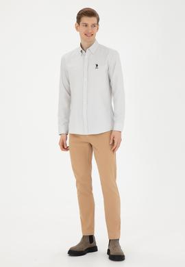 Erkek Taş Uzun Kollu Basic Gömlek - 50271274025