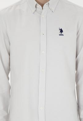 Erkek Taş Uzun Kollu Basic Gömlek - 50271274025