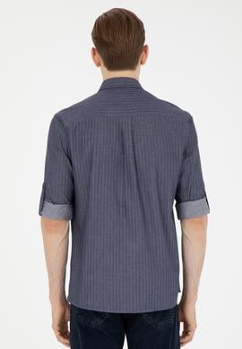 Erkek Lacivert Uzun Kollu Gömlek - 50272292008