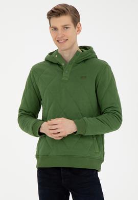 Erkek Yeşil Sweatshirt - 50270874017