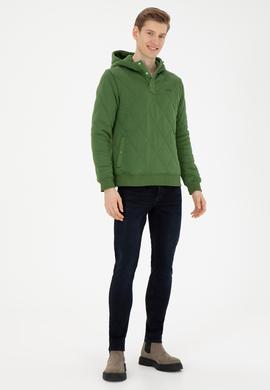 Erkek Yeşil Sweatshirt - 50270874017