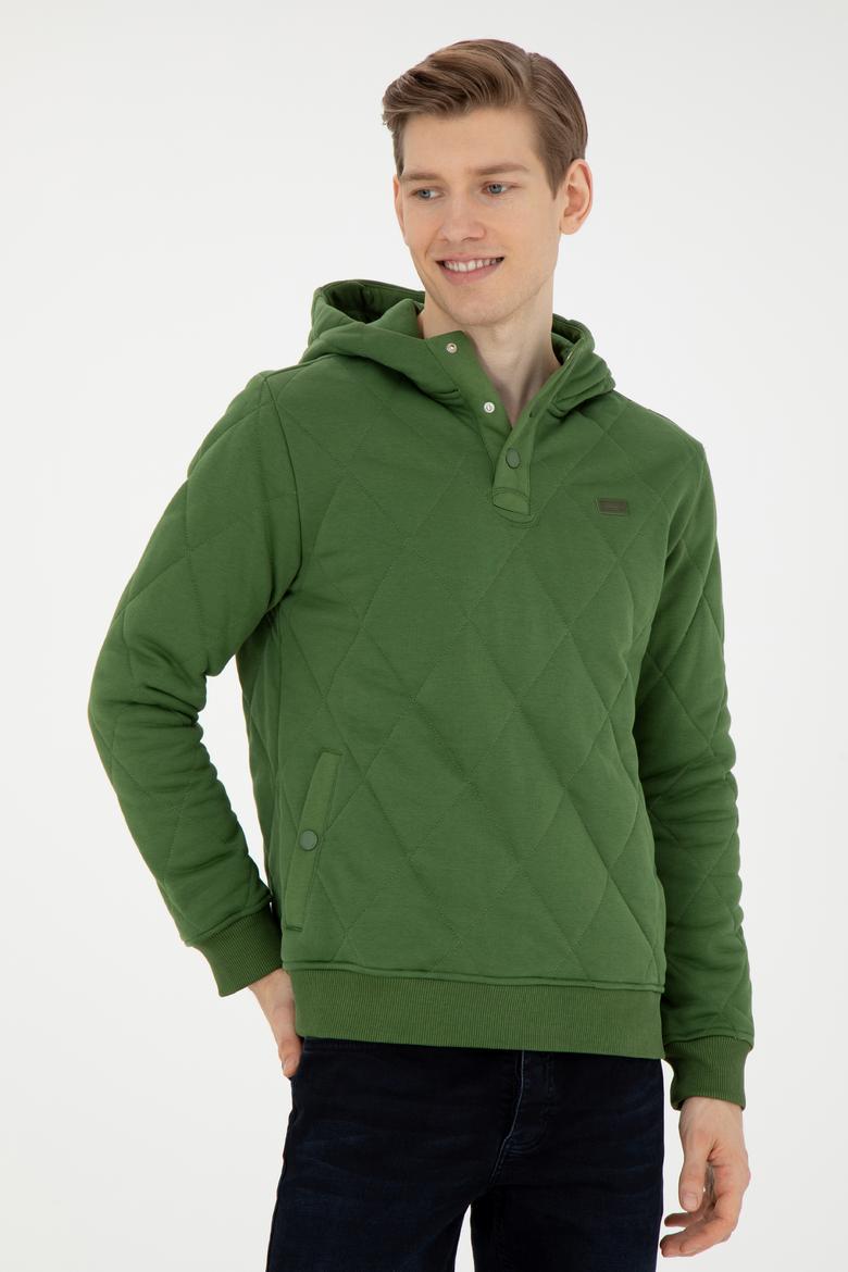 Erkek Yeşil Sweatshirt - 50270874017