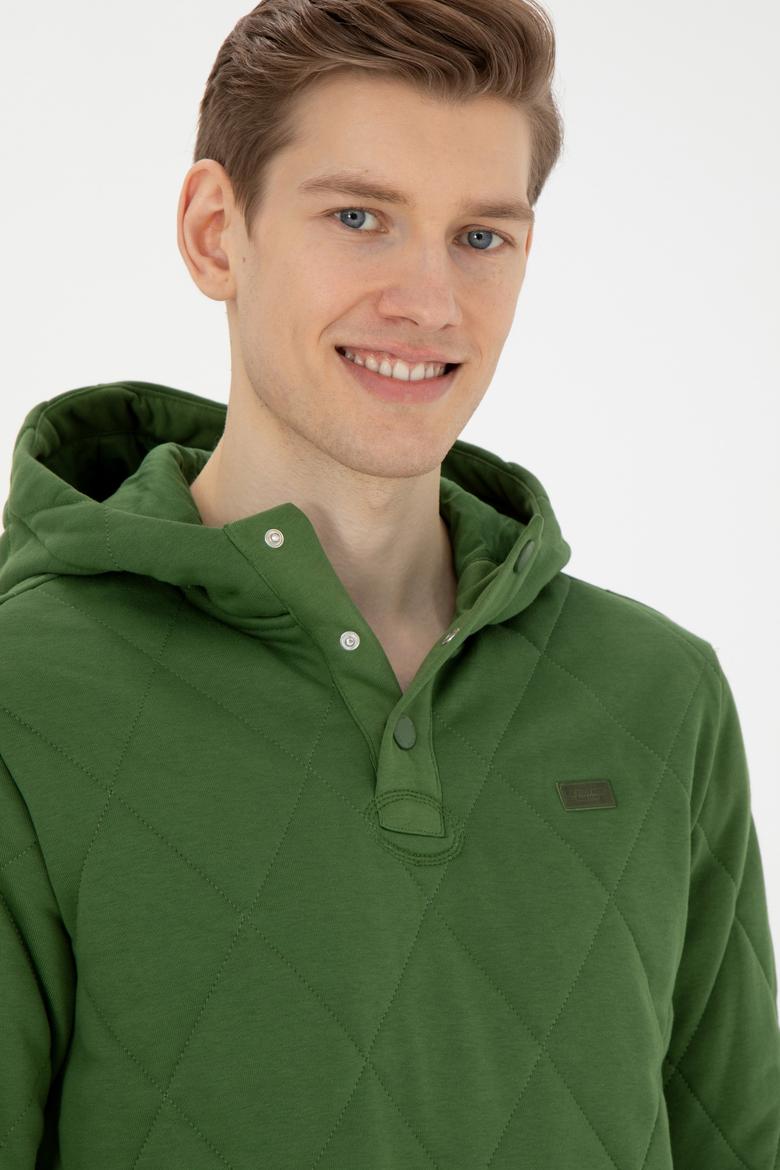 Erkek Yeşil Sweatshirt - 50270874017