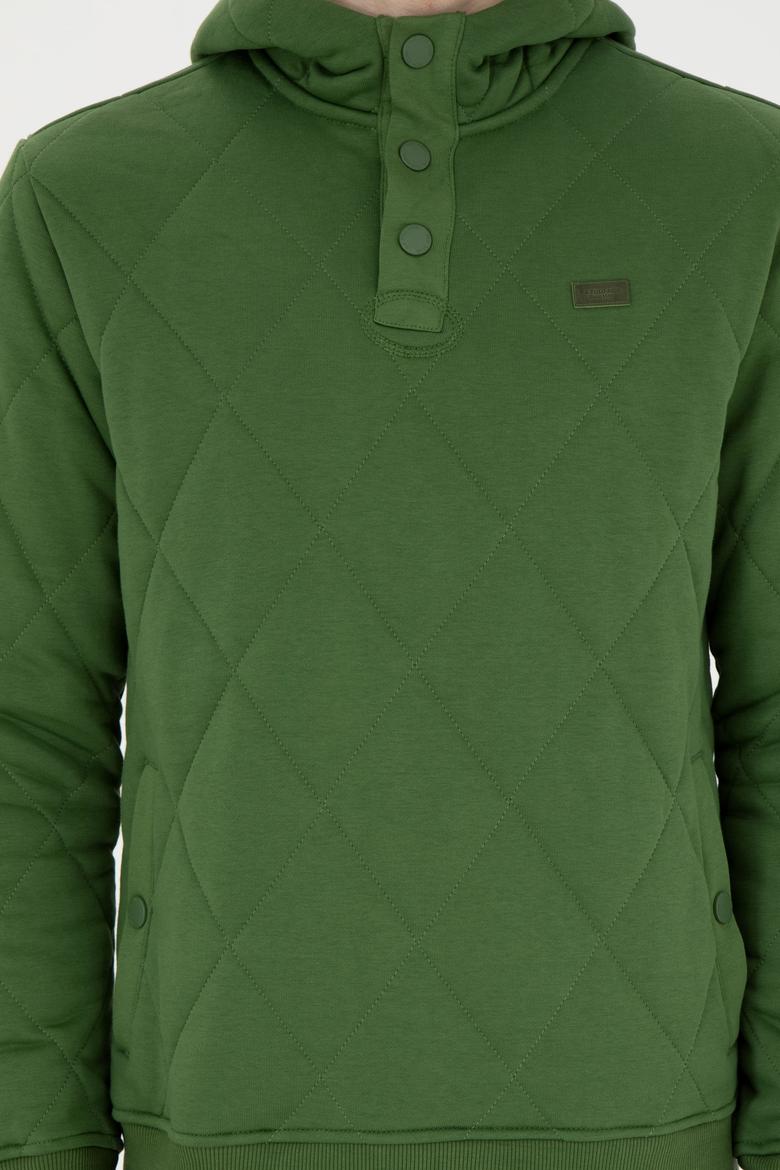 Erkek Yeşil Sweatshirt - 50270874017