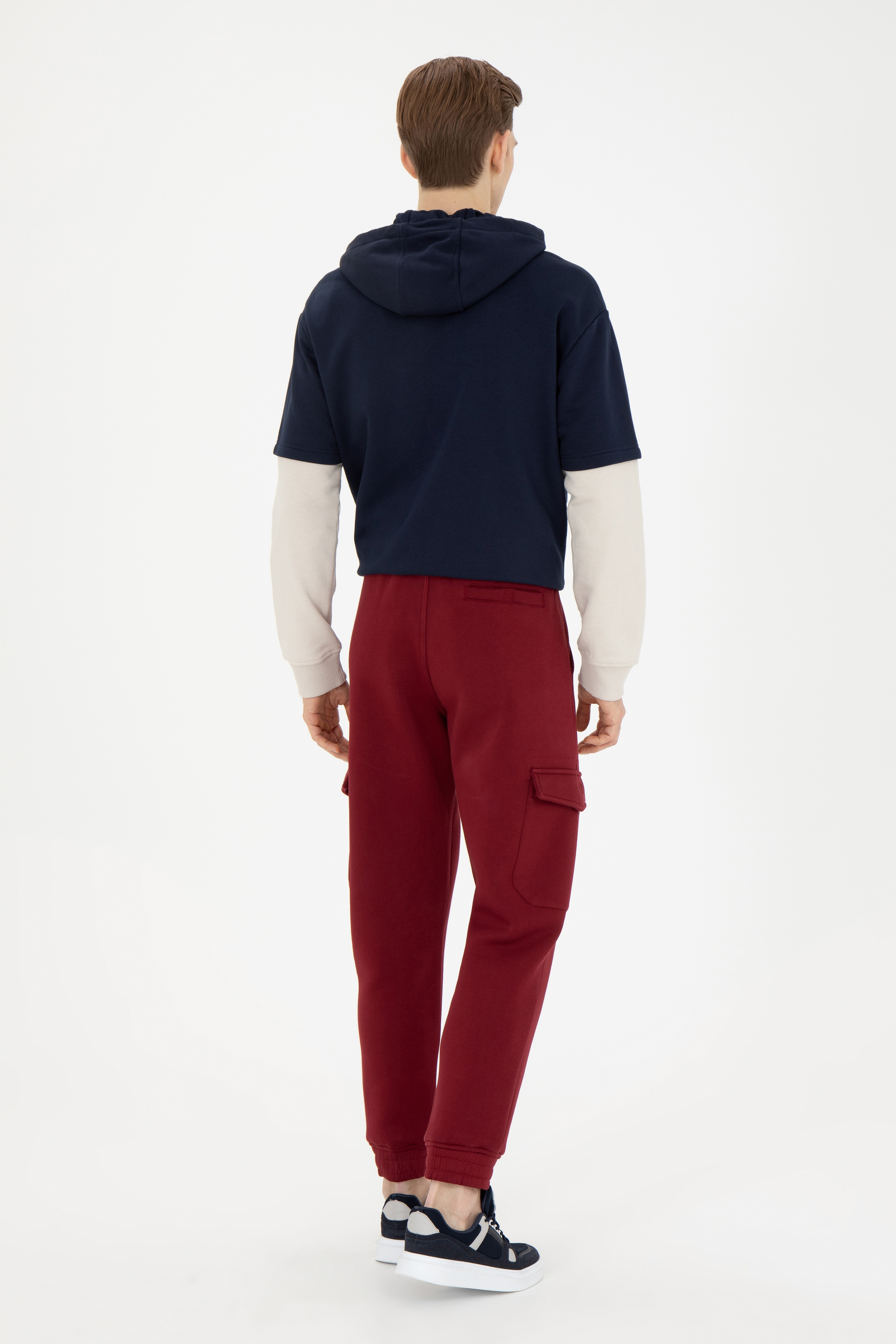 Erkek Bordo Eşofman Altı - Image 4