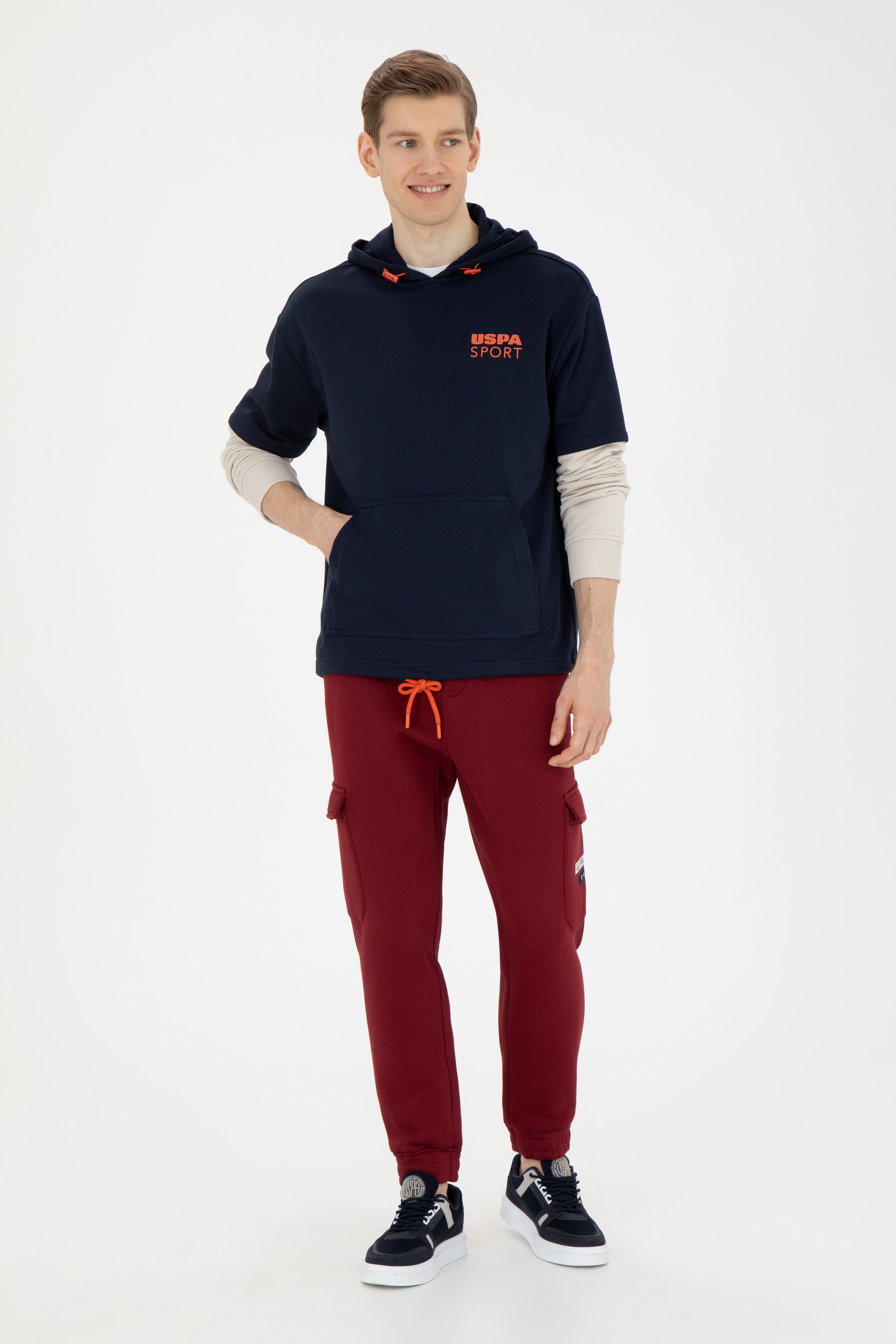 Erkek Bordo Eşofman Altı - Image 3