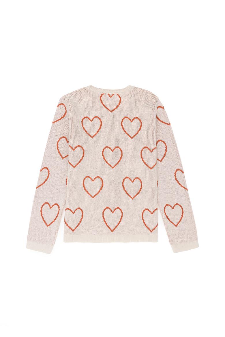 Kız Çocuk Krem Triko Hırka - 50277084017