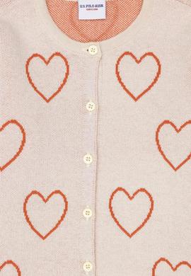 Kız Çocuk Krem Triko Hırka - 50277084017