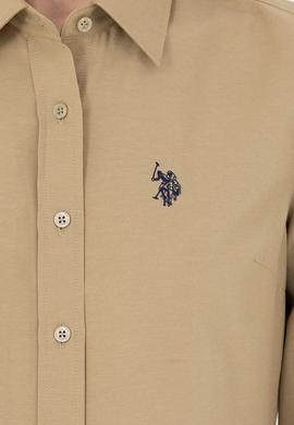 Kadın Haki Uzun Kollu Basic Gömlek - 50288851132