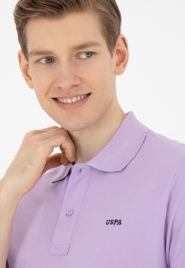 Erkek Lila Basic Tişört - 50284641139