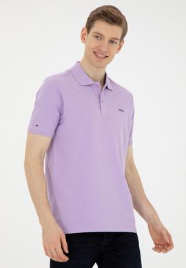 Erkek Lila Basic Tişört - 50284641139